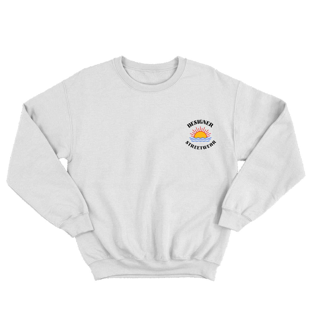 Designer Streetwear Crewneck Grey